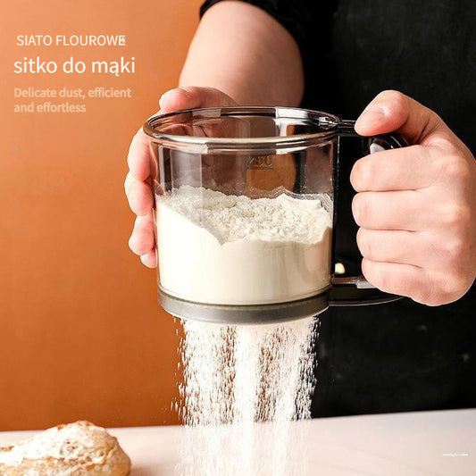 Przesiewacz do mąki i cukru pudru. Szybki i wygodny przesiewacz ręczny